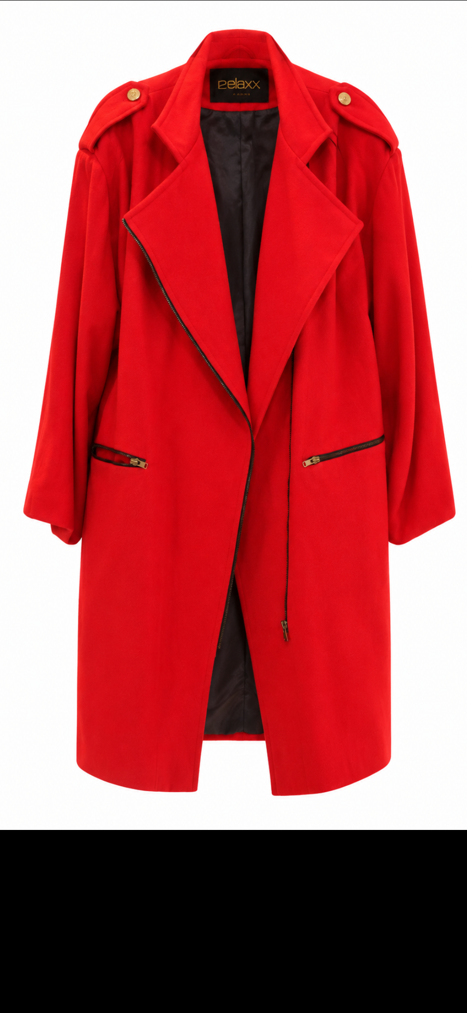 Pure wool red coat