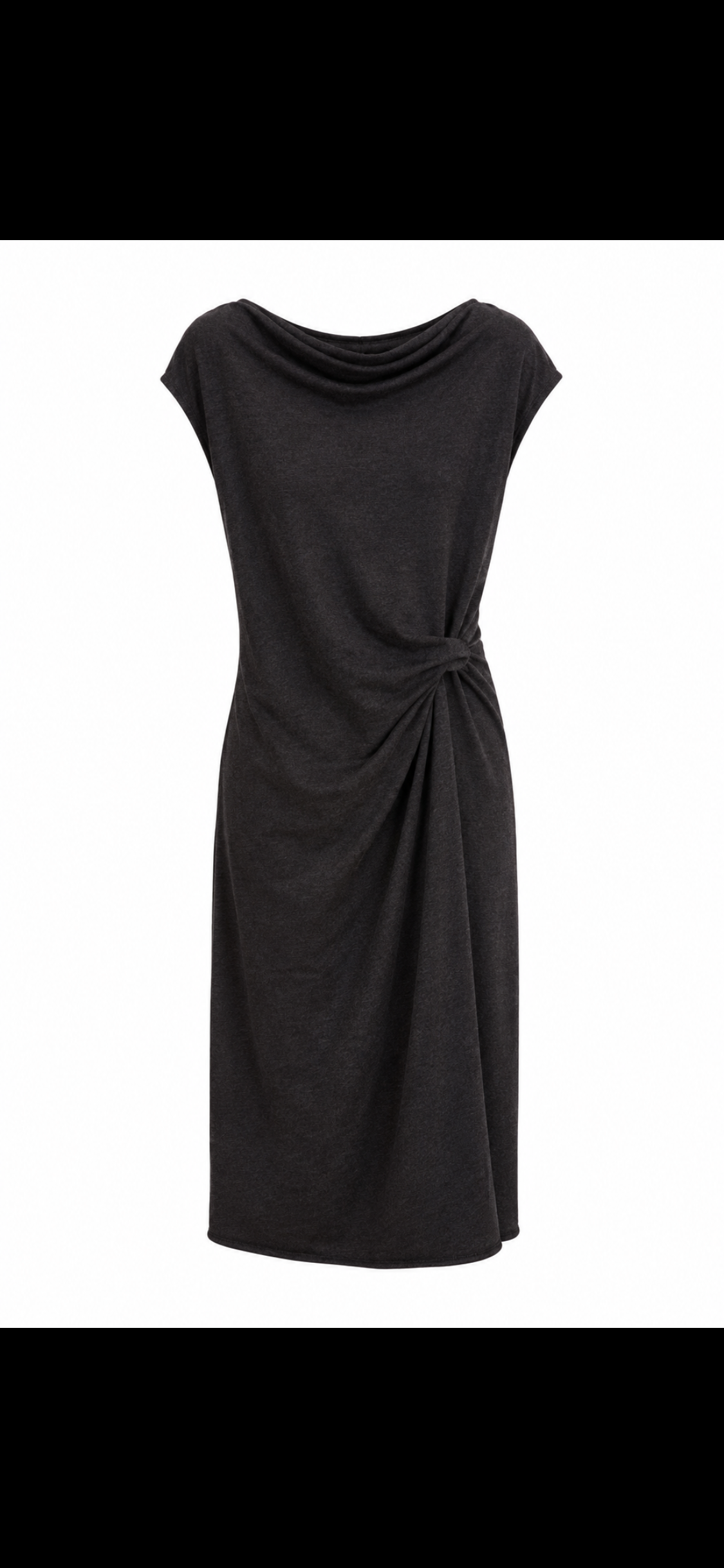 Grey wool dress