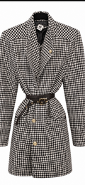 Houndstooth blazer