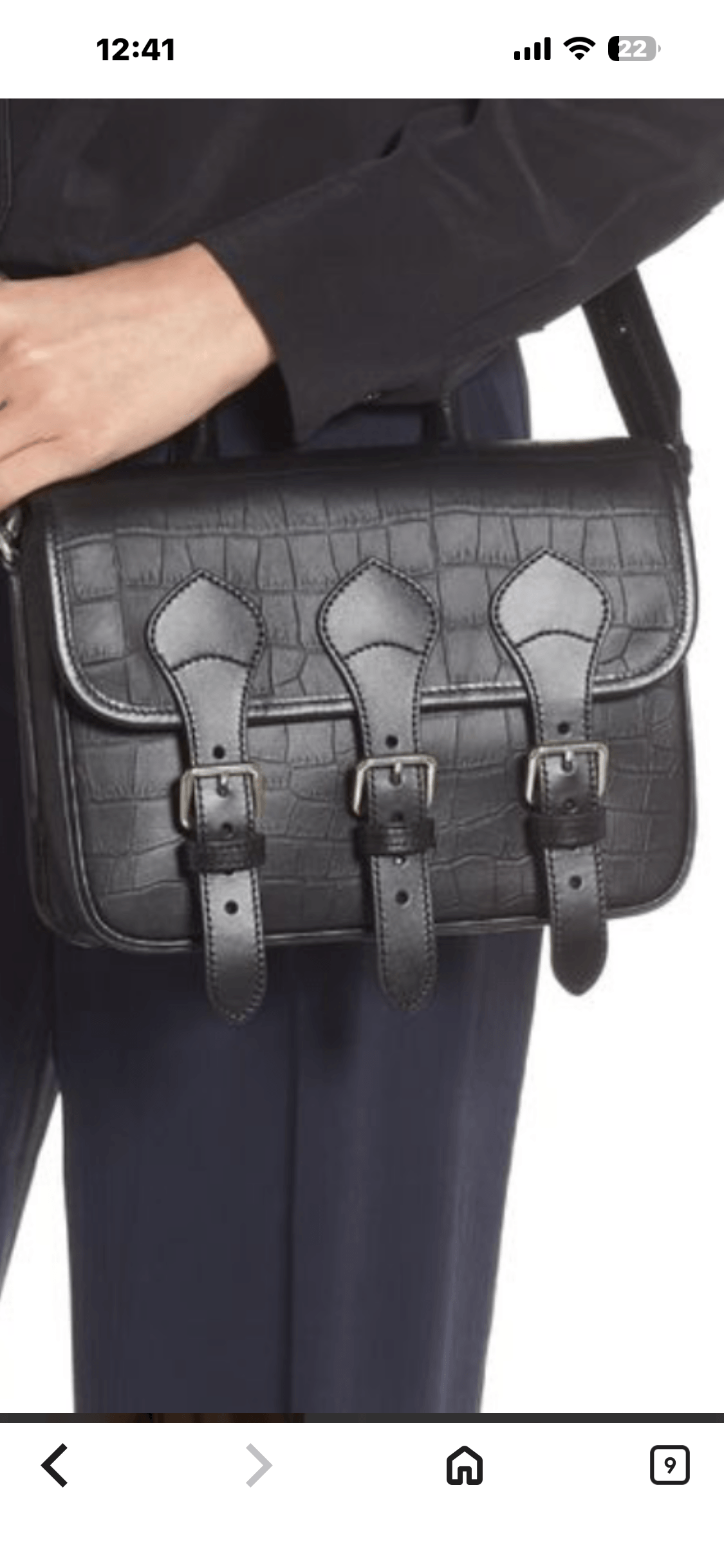 Mulberry for acne leather bag
