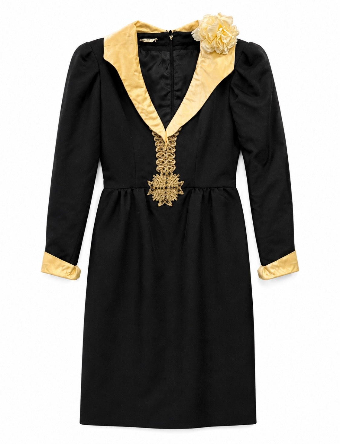 Victor costa satin dress