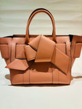 Mulberry Acne studios Musubi Bayswater pink stained satchel