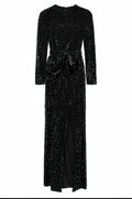 Midnight green sequin gown